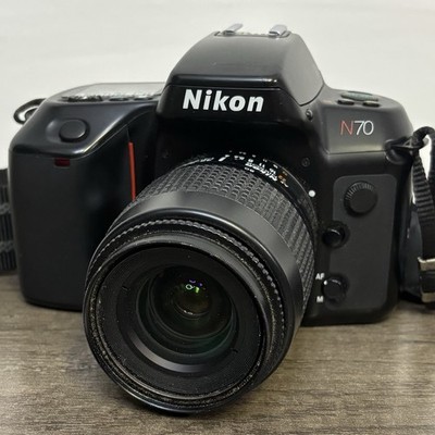 Nikon N70 AF 35mm Film SLR Camera w/ Nikon 35-80mm 1:4-5.6D Zoom Lens UNTESTED