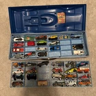 Matchbox 48 Car Carry Case With Some Cars Vintage