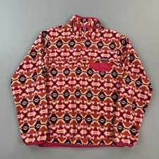 Patagonia Synchilla Snap T Women's Small Aztec Southwestern Hiking Pullover