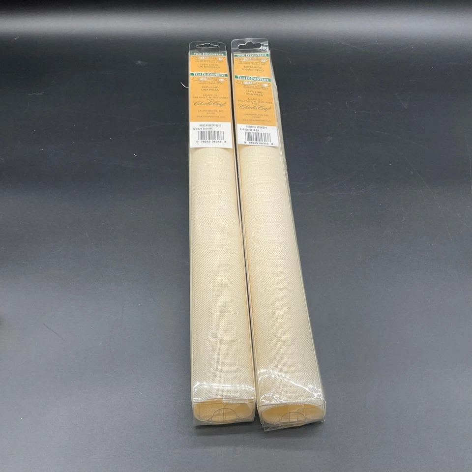 Charles Craft 32‑Count Irish Linen Fabric 15″×18″ – Set of 2 Rolls NIP - Image 4 of 4