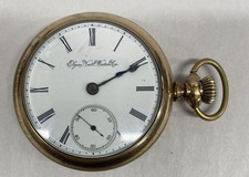 1890 Elgin Pocket Watch 14k GF 25 Yr Case Gr. 102 Mod. 3 Sidewinder 18s 11j