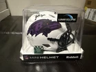 Jonathan Ogden Autographed Baltimore Ravens Lunar Eclipse Mini Helmet - BAS