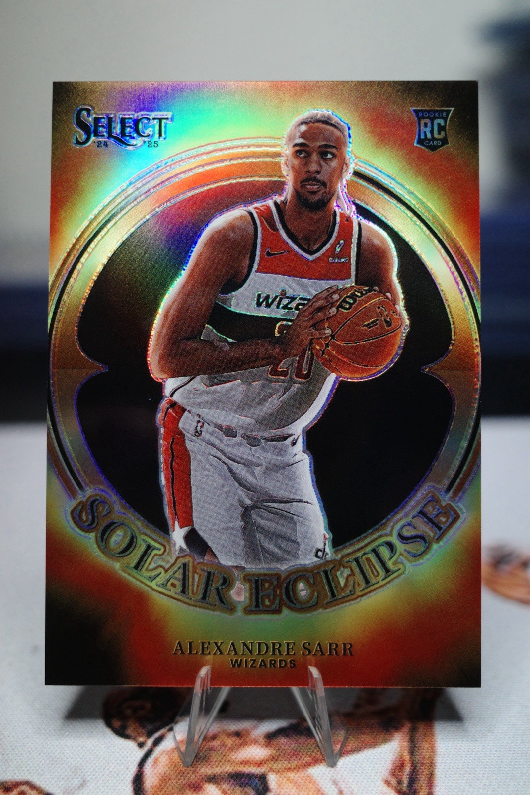2024-25 Panini Select - Alexandre Sarr #1 Solar Eclipse Case Hit - Wizards (RC)