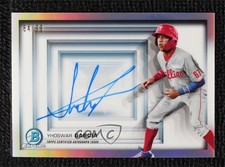 2022 Bowman in 3-D! 64/99 Yhoswar Garcia #BDB-YG Auto 0lj0