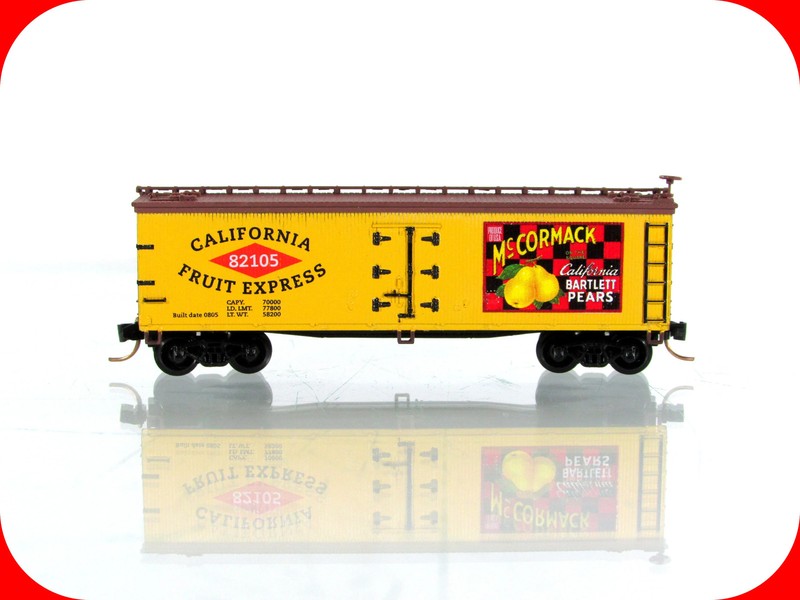 N Scale *CALIFORNIA FRUIT EXPRESS* McCormack Pears #82105, Micro Trains Special