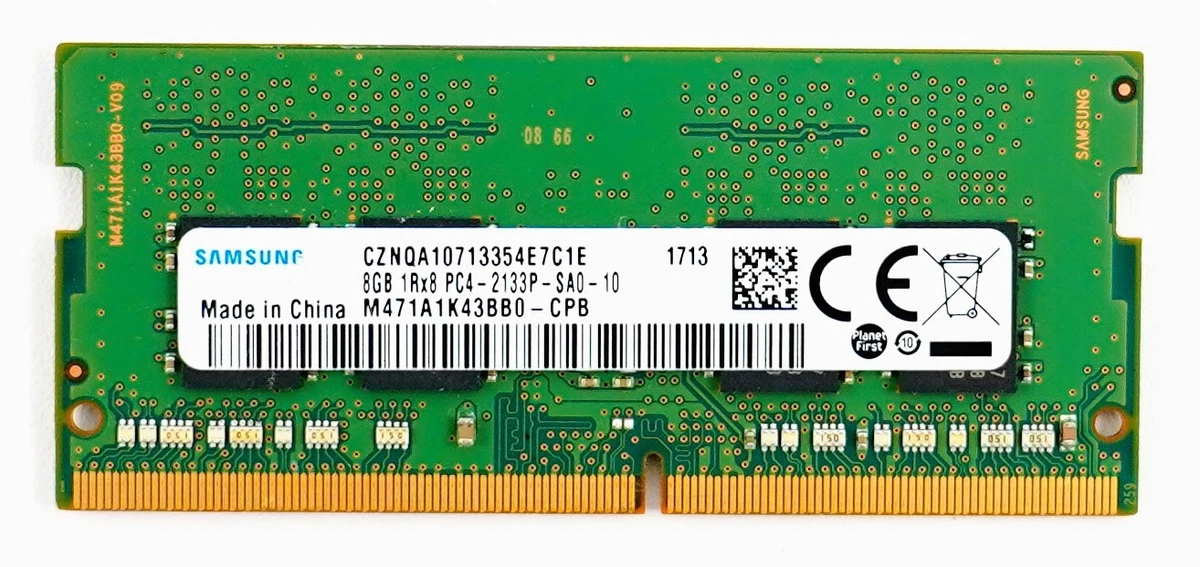 Samsung PC4-17000 (DDR4-2133) Bus Speed Computer RAM 8 GB Capacity