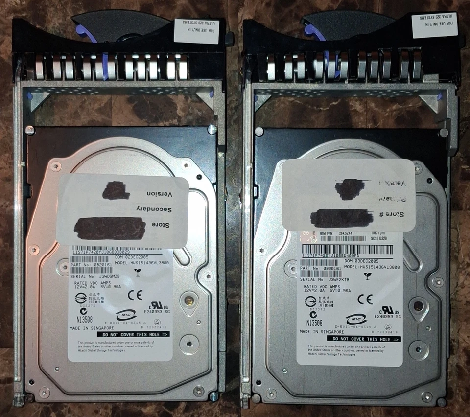 Lot (2) Hitachi HUS151436VL3800 (36 GB, 15K, Ultra320 SCSI) - Image 2 of 4