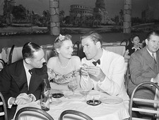 Errol Flynn of films sister Rosemary Randolph Burke a friend at La - Old Photo