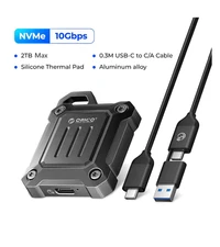 ORICO Portable M.2 2230 NVMe SSD Case 10Gbps External Hard Disk
