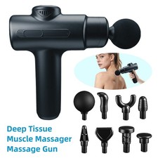 Massage Gun Back Massager for Pain Relief Deep Tissue Vibrating Relaxing 8 Heads
