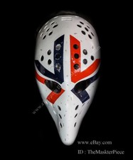 Masque de hockey sur glace casque de gardien portable décoration maison Don McLeod G110