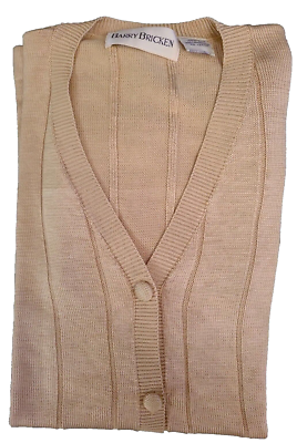 Cardigan Femme Barry Bricken – 100% Soie – Gris – Taille M – Boutonné