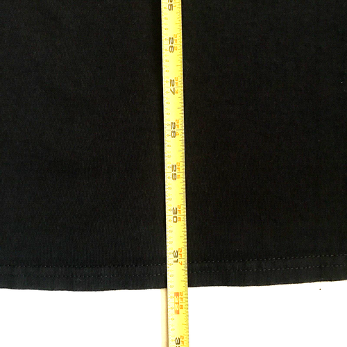Vintage 4XL Black T Shirt with Skull Graphic on Rear - Port & Company Tee - Picture 4 of 6
