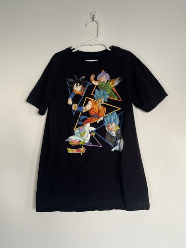 Dragon Ball Anime Boys Youth Size Large Black Dragon Ball Super Graphic T Shirt