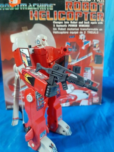 GB1 Bandai Robo Machine Go Bots Helicopter 1985 made in U.K. transformer - Picture 2 of 9