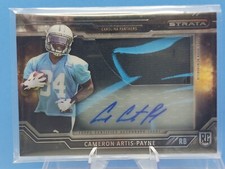 2015 Topps Strata Cameron Artis-Payne AMAZING Patch On Card Auto Clear RC CCAPCA