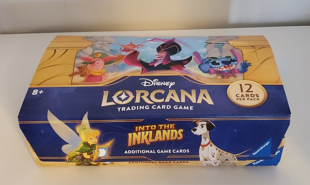 Disney Lorcana TCG Into The Inklands EMPTY Display Booster Disney Lorcana TCG Into The Inklands EMPTY Display Booster