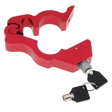 Motorcycle Brake/Handlebar/Throttle Lock w 2Key for Bike Scooter ATV Anti Theft