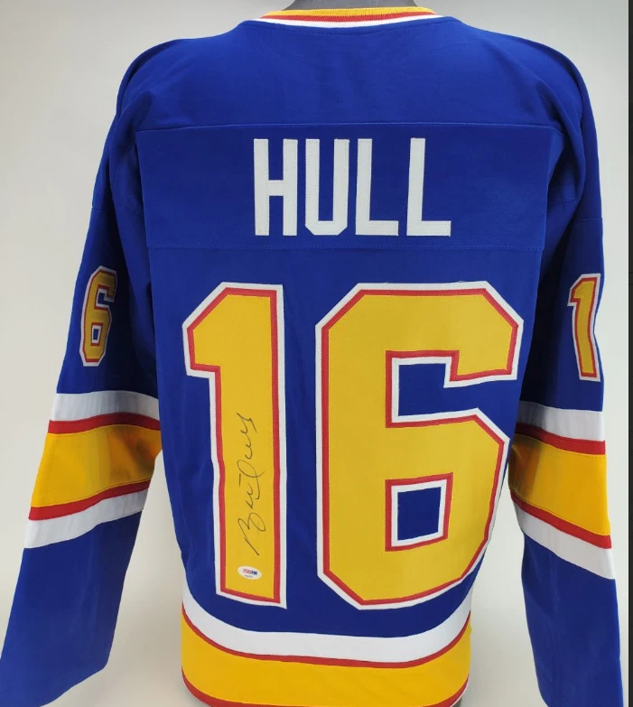 BRETT HULL Signed St. Louis Blues Custom Jersey PSA DNA COA eBay