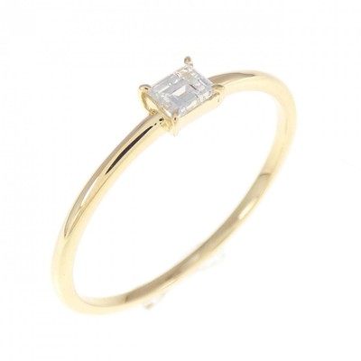 Authentic K18YG Diamond Ring 0.15CT  #270-003-948-5912