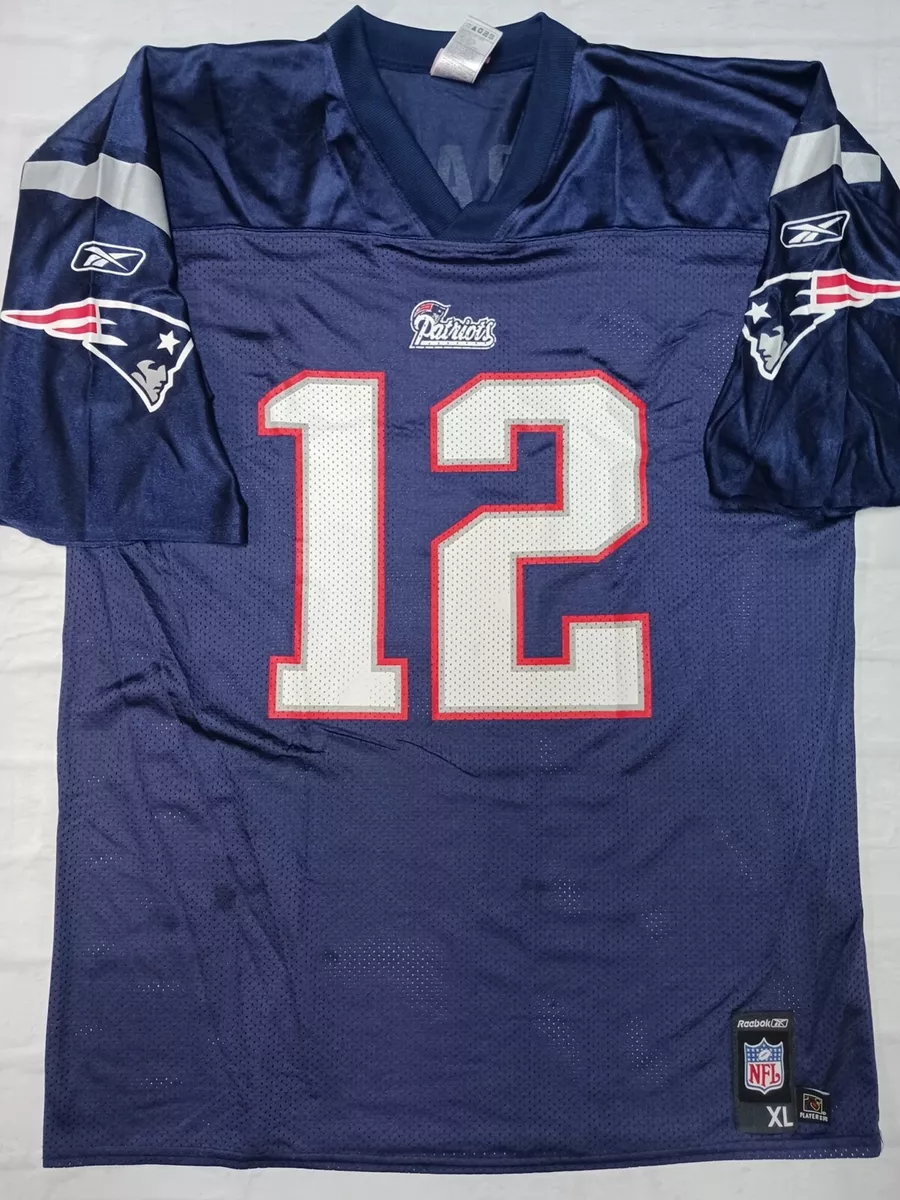 Tom Brady jersey New England Patriots size Youth XL Reebok blue NFL players  Inc