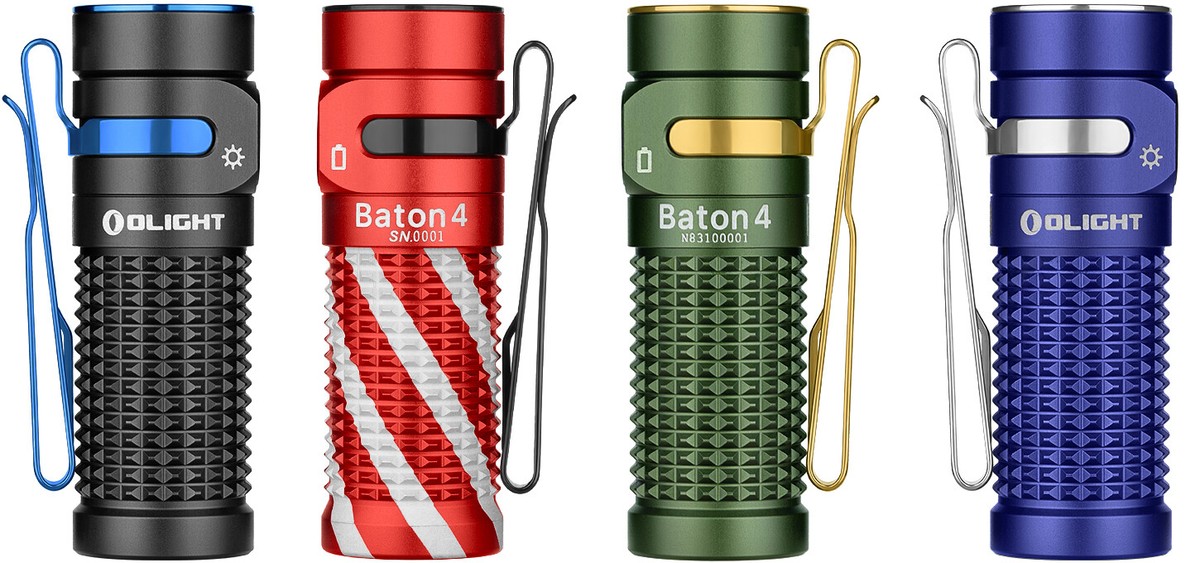 オーライトBaton 4 Kit1300未使用品 Olight Baton 4 Powerful EDC Rechargeable Flashlight 1300 Lum, 170