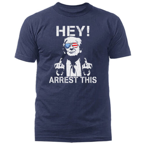Camiseta política Donald Trump 2024 Arrest This Middle Finger MAGA - Imagen 4 de 12
