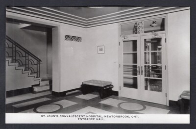 NEWTONBROOK Toronto 1930s St.John's Hospital Real Photo Postcard
