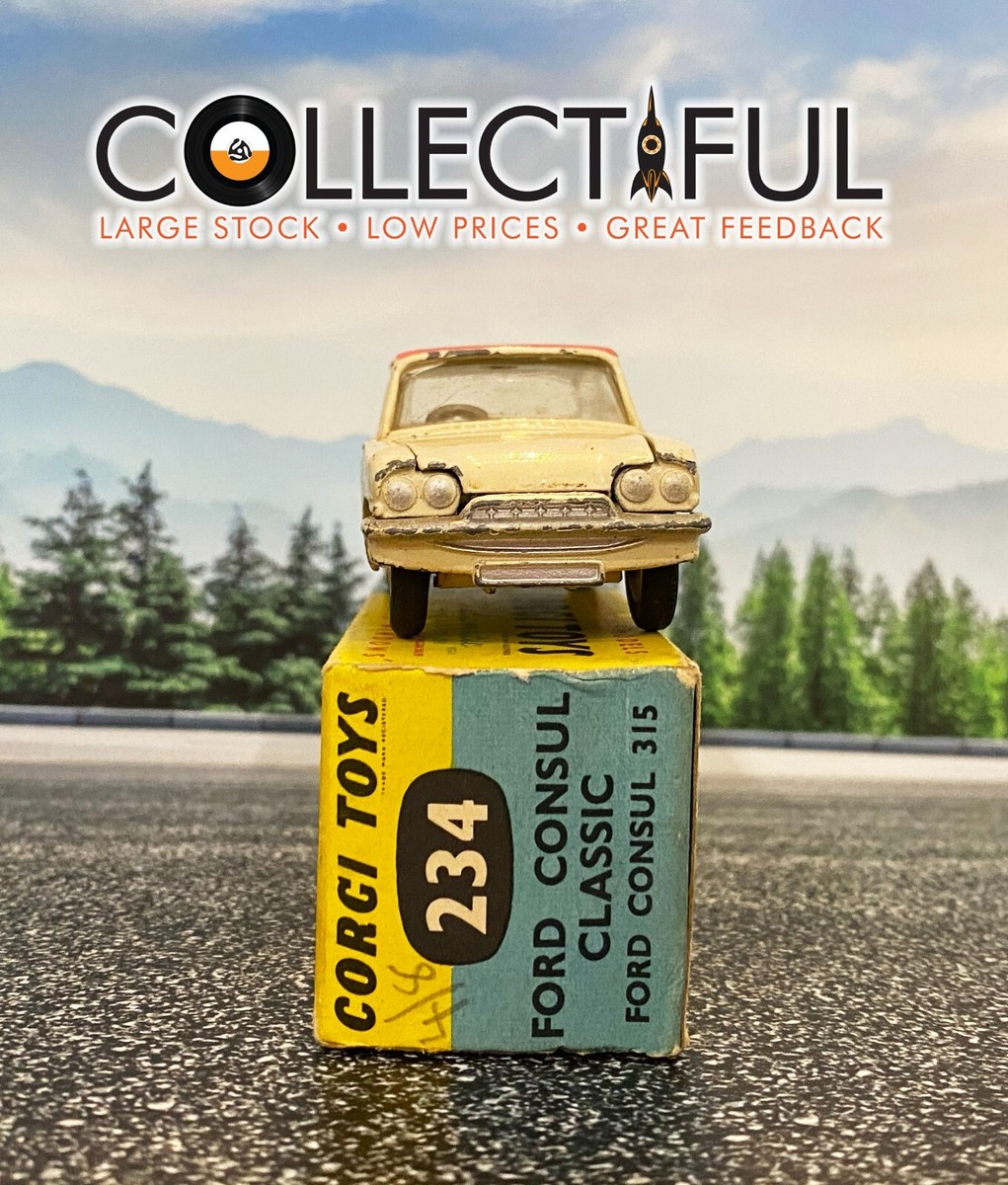 CORGI TOYS #234 - FORD CONSUL CLASSIC - UK VINTAGE DIECAST - IN