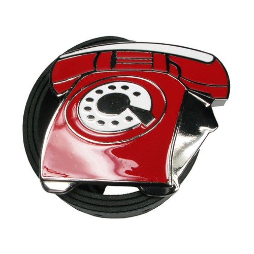 Red Telephone Belt Buckle eBay