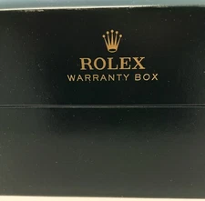 Vintage 1970’s / 80’s Rolex Dealer Warranty Storage Box