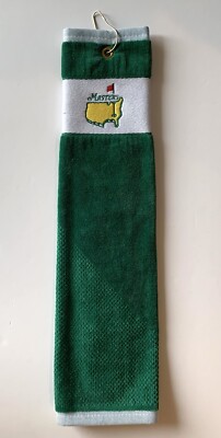 Masters golf Towel green tri fold augusta national  2025 Masters pga new