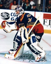 Grant Fuhr   Autographed 8x10 St. Louis Blues   # S256