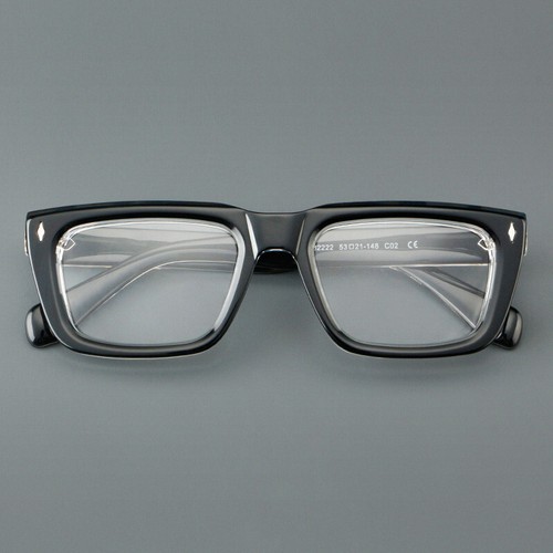 Occhiali da lettura full rim uomo donna unisex lettori montature retrò acetato spesso - Foto 6 di 27