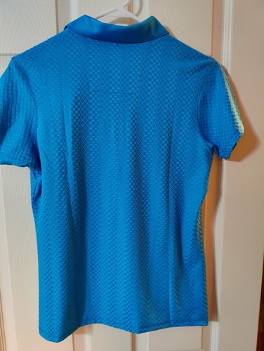 2 Polo Golf Delux Dri Shirts - Nancy Lopez grün/blau - Medium neu mit Etikett - Bild 4 von 18