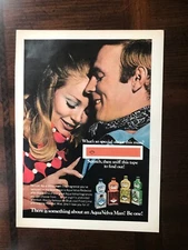 1970 vintage original print ad Aqua Velva With Scratch And Sniff Unused