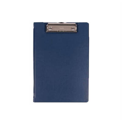 Bantex Plastic Clipfolder A5 Blue Strong Pvc Construction Spring Clip Mechanism