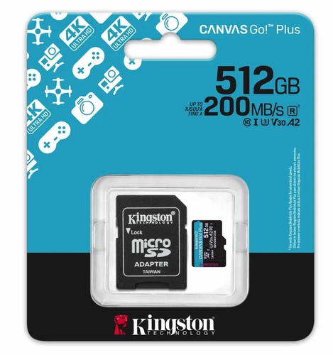 64GB 128GB 256GB 512GB 1TB Kingston Canvas Go Plus Micro SD Memory Card 200MB/s - Bild 9 von 10