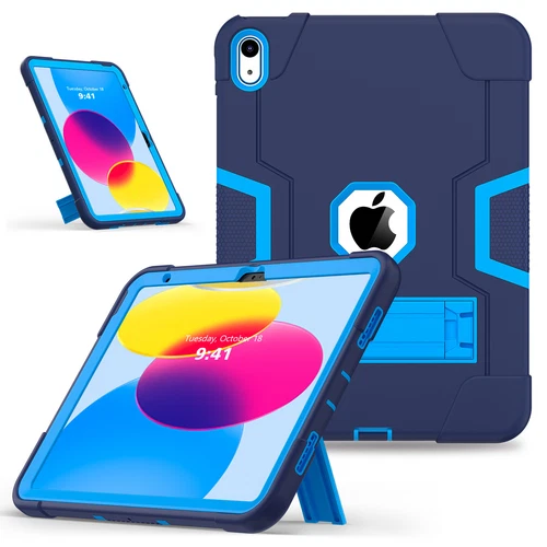 For iPad 9th 8th 7th Gen 10.2 Shockproof Heavy Duty Hard Rubber Cover Stand Case - Picture 114 of 122