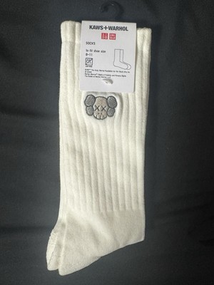 KAWS x Uniqlo Warhol Size 8-11 Crew Socks (3 Pairs)