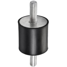 Rubber Mounts 8pcs M6x18mm Male Vibration Isolator Shock Absorber D20mmxH15mm