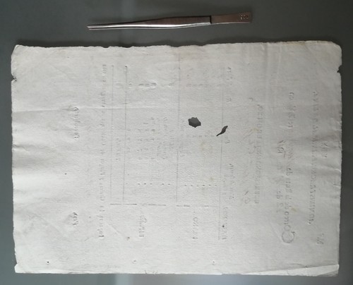 SPAGNA coloniale copertina senza timbro 1811 documento posta ufficiale per cartolina viceré - Foto 4 di 4