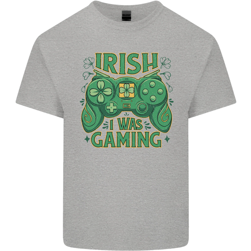 Irisch I Was Spielen St Patricks Day Spieler Kinder T-shirt Jungen Mädchen - Picture 4 of 61
