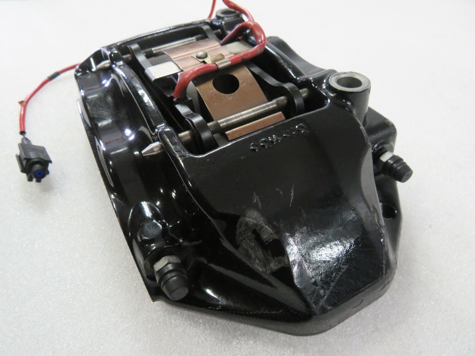 Ferrari California, LH, Left, Rear Brake Caliper, Dmg, Black, Used, P/N 245213