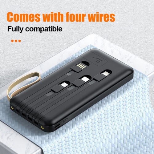 100000mAh Powerbank Externer Akku Ladegerät ZusatzAkku USB-C Für Handys DE - Bild 6 von 15