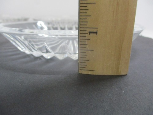 Set 4 VSL Balmoral Crystal Glass Val St. Lambert Salad Lunch Dessert Plates 6" - Picture 5 of 5