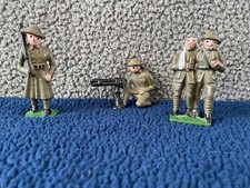 Vintage WWI Toy Soldiers - Set Of 3 Figures