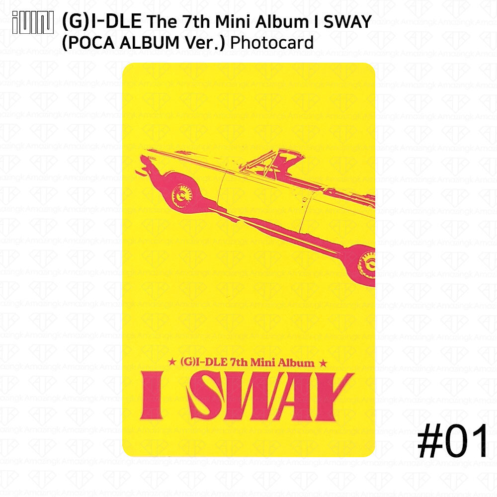 G)I-DLE G-IDLE 7th Mini Album I SWAY Photobook POCAALBUM