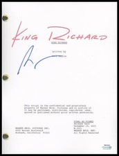 Reinaldo Marcus Green "King Richard" AUTOGRAPH Signed Script Screenplay ACOA