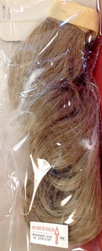 FLORATA Fashion Hair Clip-In Hair Extension M - PONYTAIL Curly HL 27/613 18" T88 - Picture 1 of 3